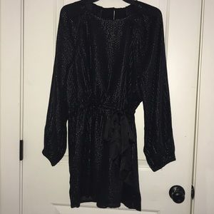 Something Navy Sequin Raglan Minidress